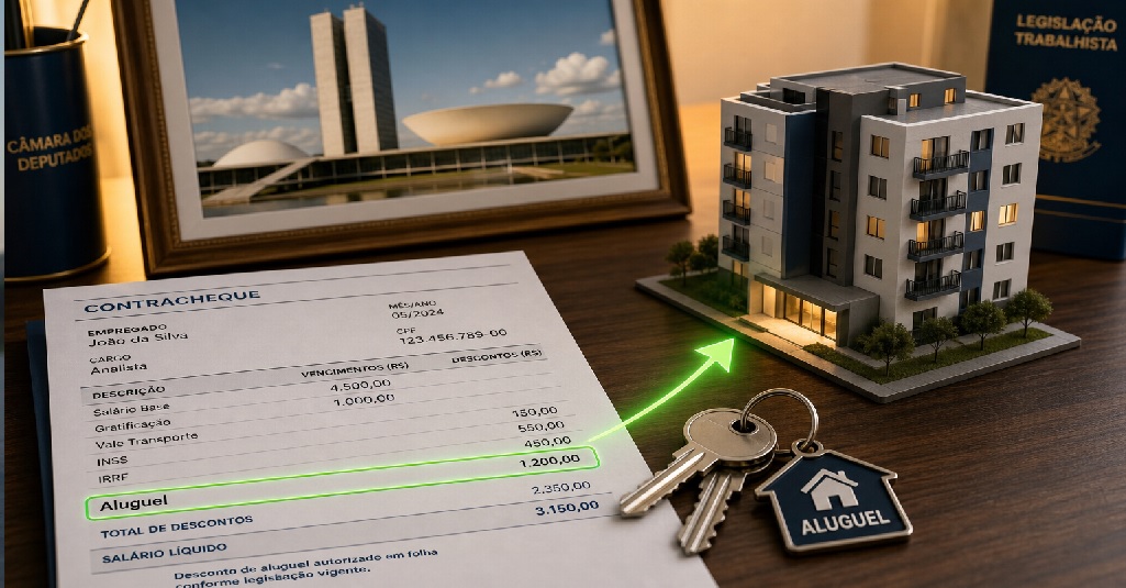 Câmara aprova projeto que permite descontar aluguel diretamente do salário