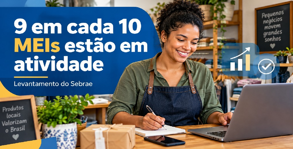 Nove em cada dez MEIs estão operando, aponta levantamento do Sebrae